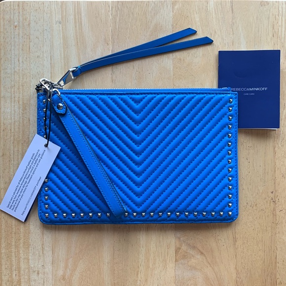 Rebecca Minkoff Handbags - REBECCA MINKOFF quilted leather wristlet